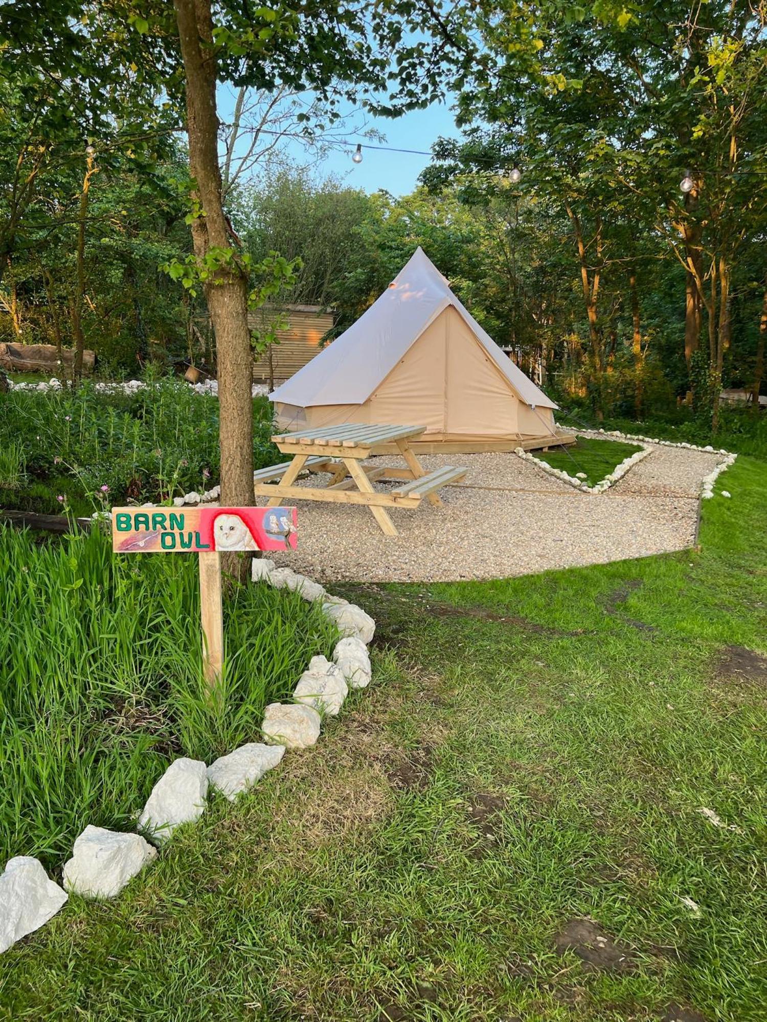 Glamping At Camp Corve Hotel Chale Exterior foto