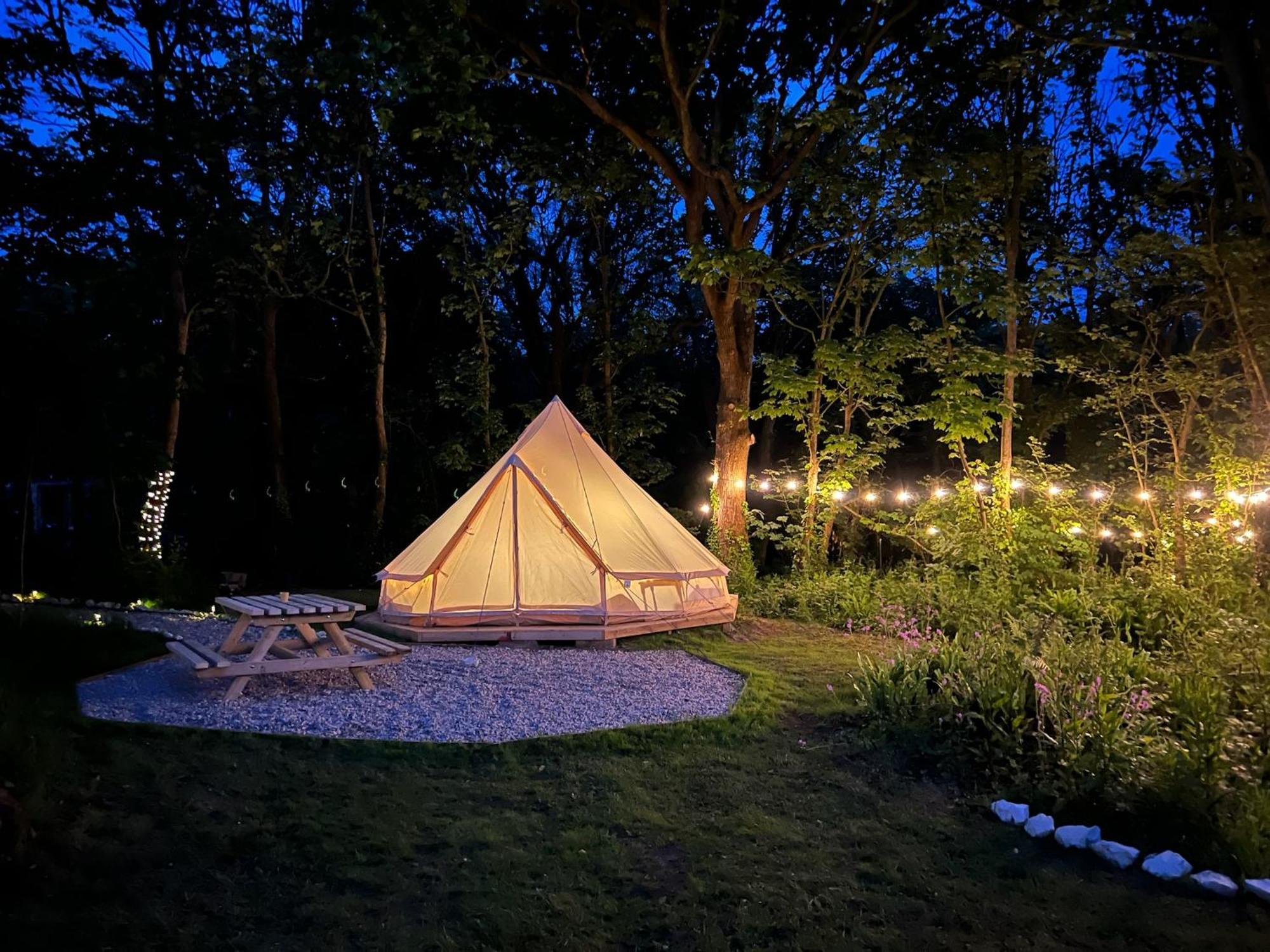 Glamping At Camp Corve Hotel Chale Exterior foto