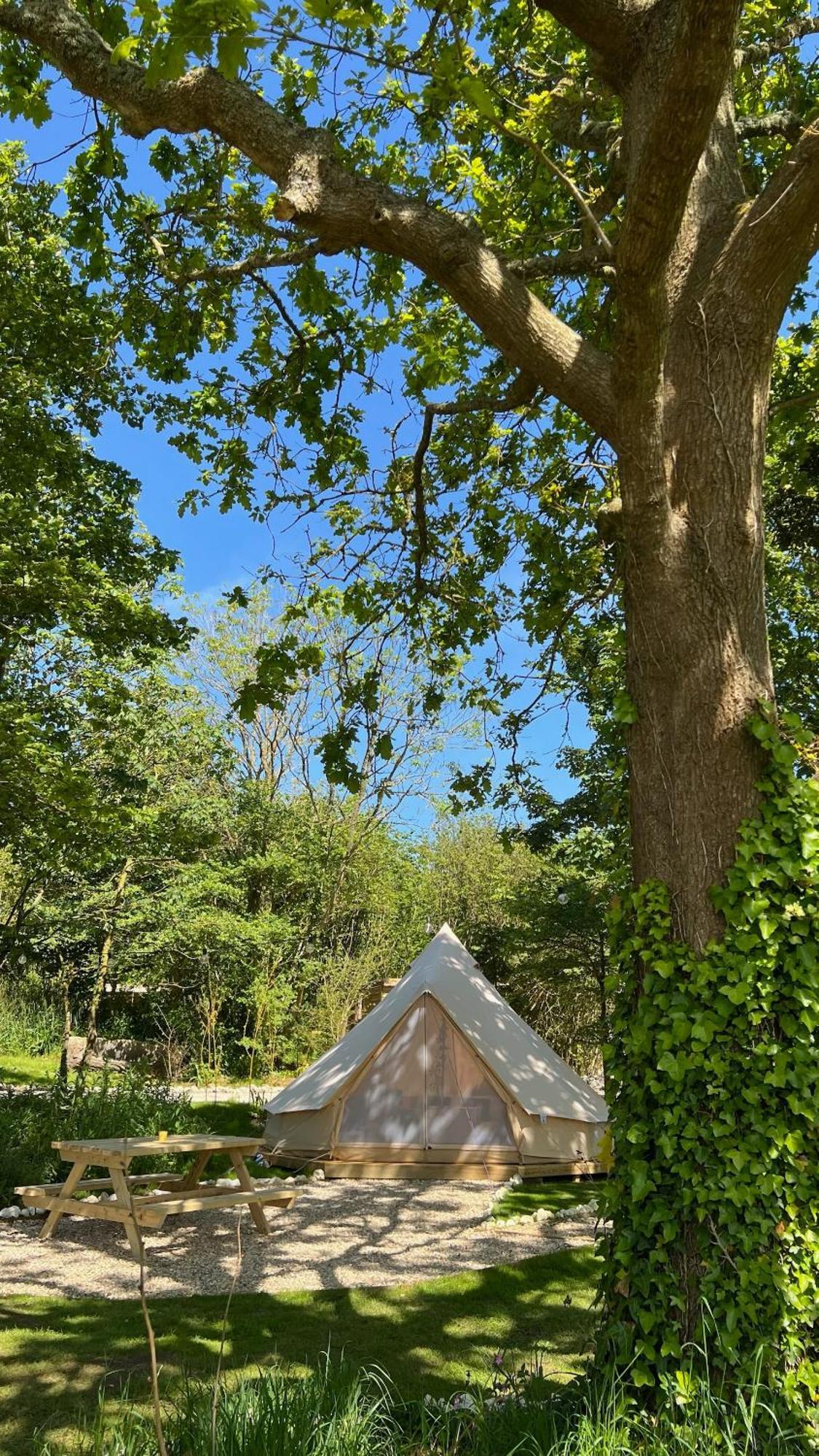 Glamping At Camp Corve Hotel Chale Exterior foto